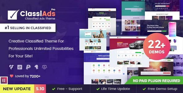 Classiads - Tema WordPress de anúncios classificados